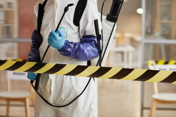 Professional Sewage Cleanup technician working in Browns Mills, NJ
